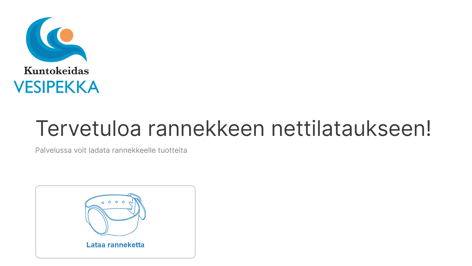 nettilatauksen etusivu